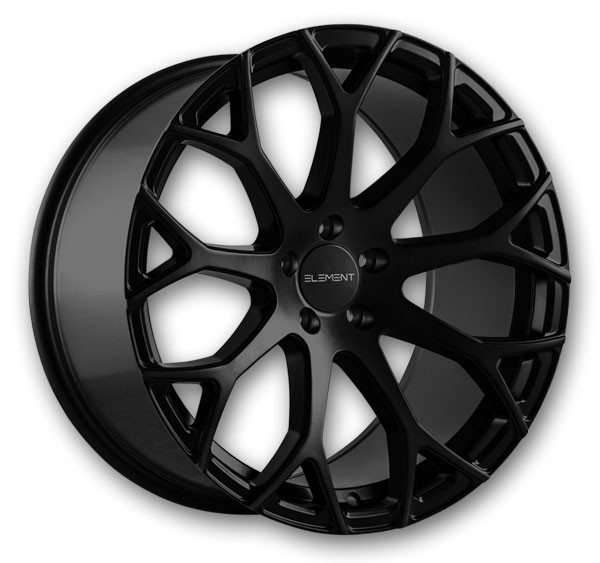 Element Wheels EL99 20x10.5 Gloss Black 5x115 +27mm 72.56mm