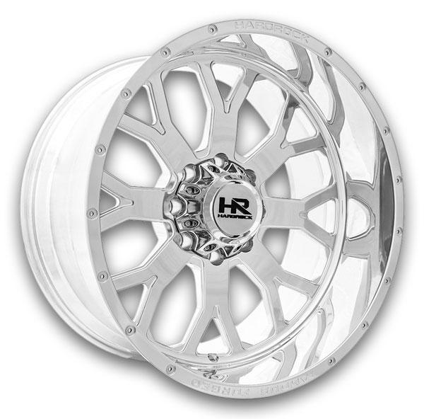 Famous Forged Wheels H801 22x12 Polish 5x127 -51mm 78.1mm