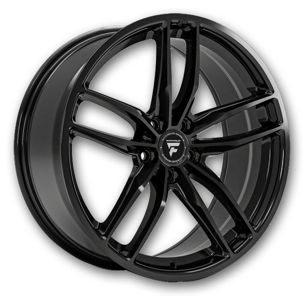Fittipaldi Wheels 361 18x8 Gloss Black 5x112 +25mm 66.6mm