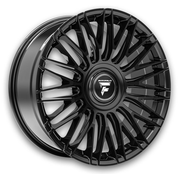Fittipaldi Wheels 369 24x10 Gloss Black 5x112 +35mm 74.1mm