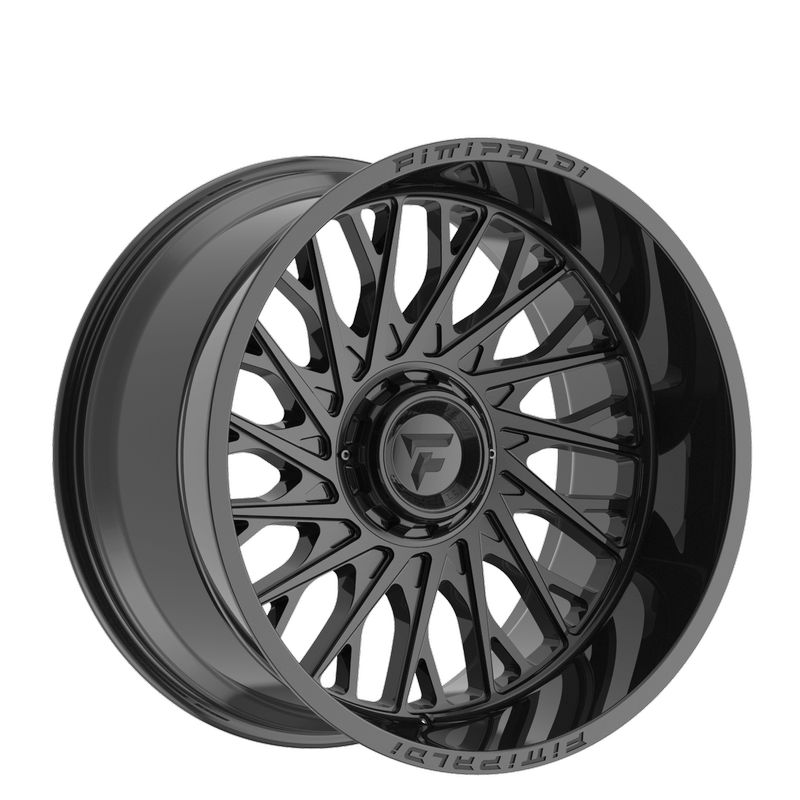 Fittipaldi Offroad Wheels FA08 22x12 Gloss Black 5x139.7 -44mm 110.2mm