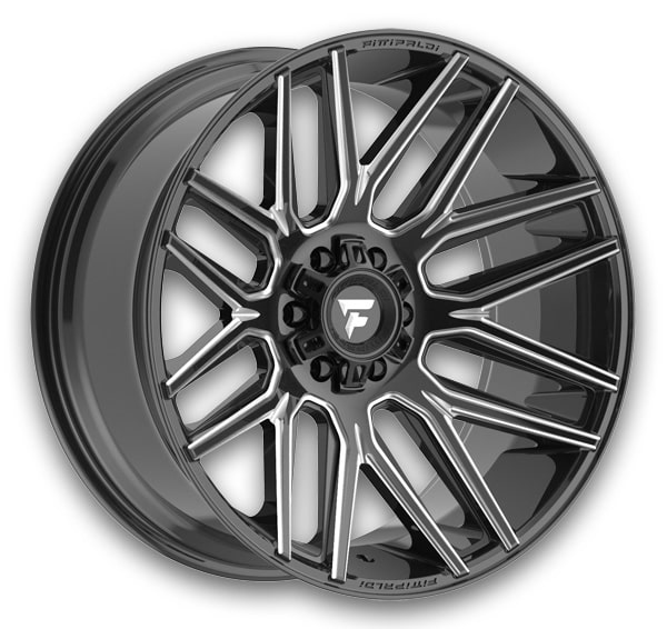 Fittipaldi Offroad Wheels FA14 20x9 Black Milled 6x135/6x139.7 +18mm 106.2mm
