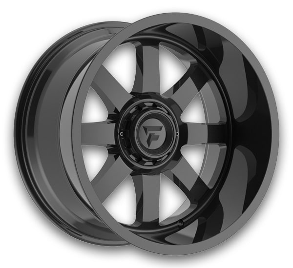 Fittipaldi Offroad Wheels FA16 22x12 Black 8x165.1 -51mm 130.2mm