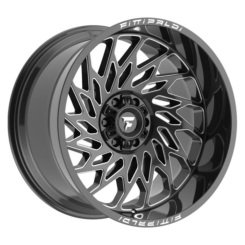 Fittipaldi Offroad Wheels FA20 20x10 Black Milled 8x165.1 -19mm 125.2mm