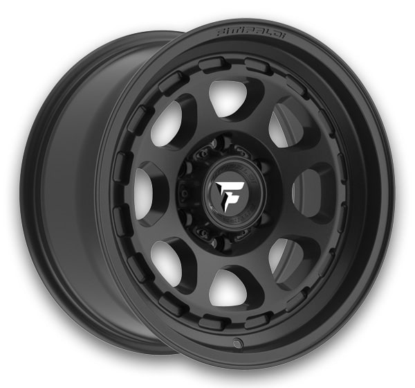 Fittipaldi Offroad Wheels FT103 17x8.5 Satin Black 6x139.7 +00mm 106.2mm