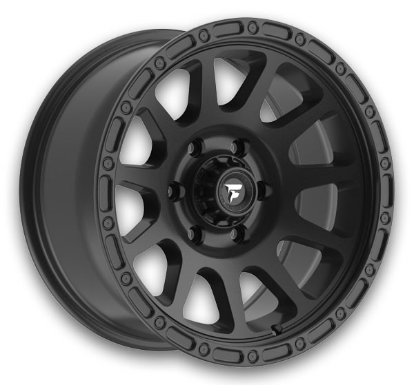Fittipaldi Offroad Wheels FT105 20x9 Satin Black 8x180 +18mm 124.3mm