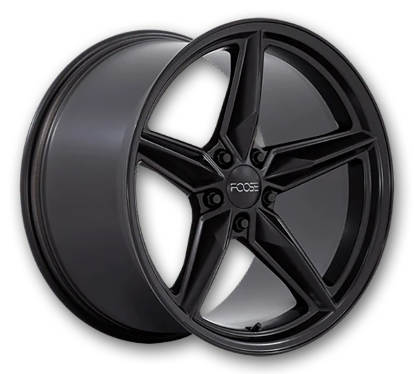 Foose Wheels CF8 20x11 Matte Black 5x114.3 +50mm 70.7mm