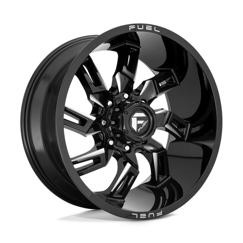 Fuel Wheels Lockdown 22x10 Gloss Black Milled 5x127 -18mm 71.5mm