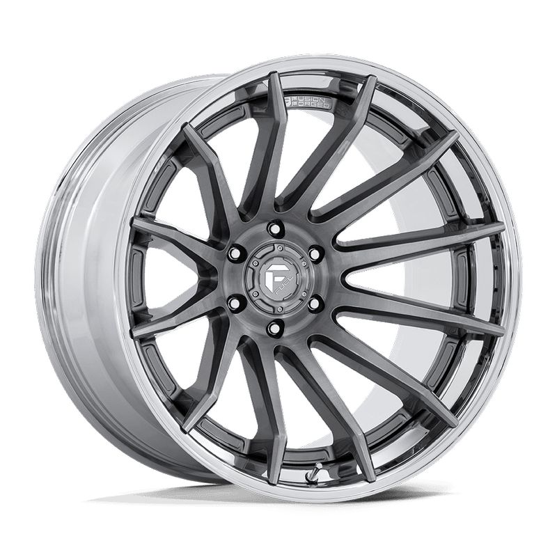 Fuel Wheels Burn 20x10 Platinum w/ Chrome Lip 6x135 -18mm 87.1mm