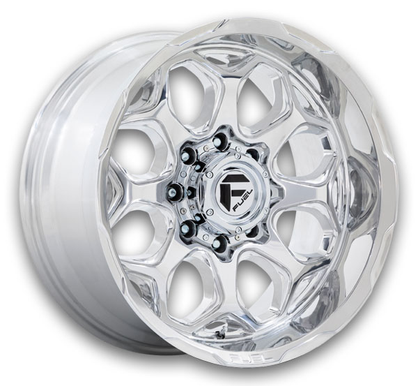 Fuel Wheels Scepter 22x12 Polished Milled 8x170 -44mm 125.1mm