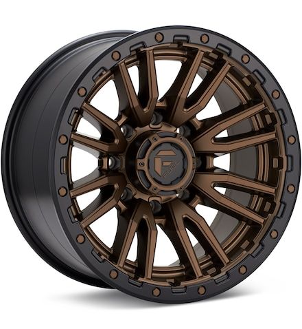 Fuel Wheels Rebel 8 20x10 Matte Bronze Black Bead Ring 8x170 -18mm 125.1mm