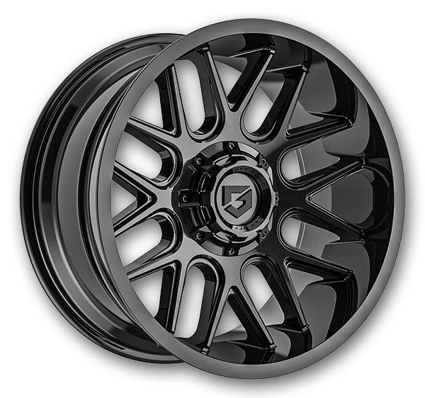 Gear Off Road Wheels 771 Magnus 17x9 Gloss Black 6x135/6x139.7 0mm 108mm