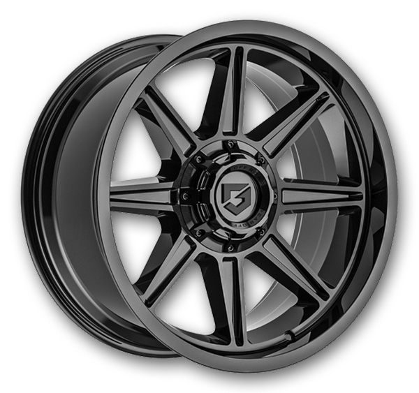 Gear Off Road Wheels 773 Ballast 17x9 Gloss Black 5x135 0mm 87.1mm