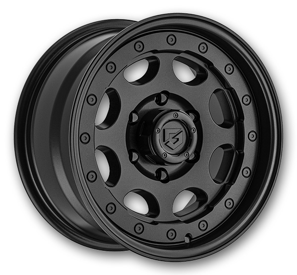 Gear Off Road Wheels 774 Nighthawk 17x8.5 Satin black 8x165.1 +15mm 125.2mm