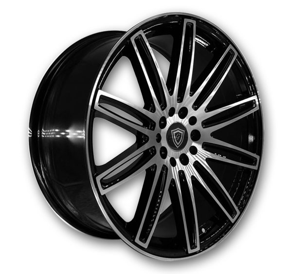 G Line Wheels G1043 20x8.5 Gloss Black with Machined Face 5x114.3/5x120 +35mm 73.1mm