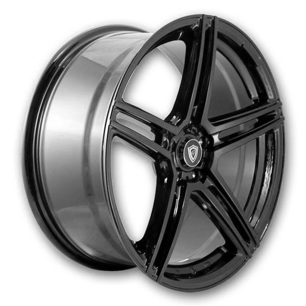 G Line Wheels G5086 20x9.5 Gloss Black 5x120 +20mm 74.1mm