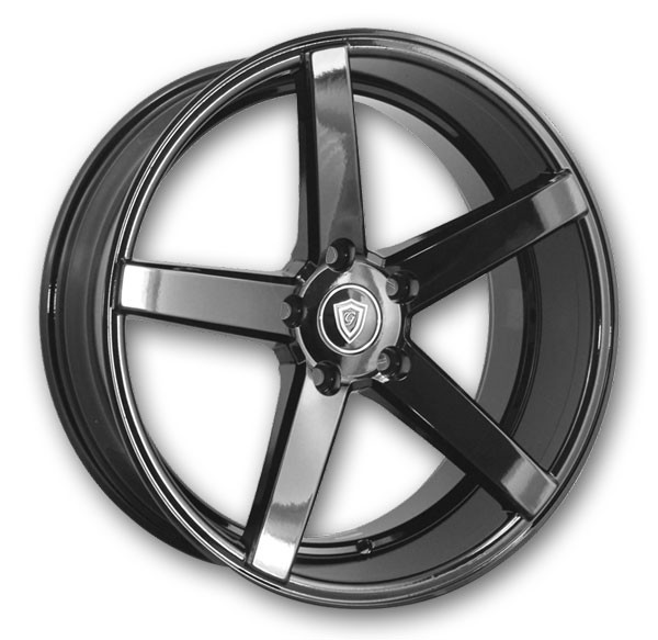 G Line Wheels G5109 18x8.5 Gloss Black 5x112 +35mm 66.6mm