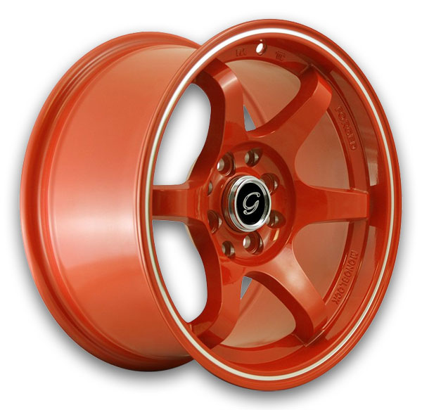 G Line Wheels G6011 17x9 Metalic Orange 4x114.3 +25mm 73.1mm