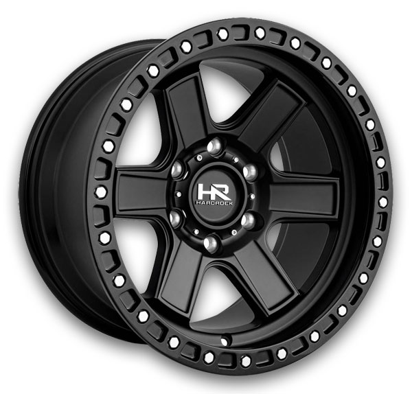 Hardrock Off-Road Wheels H104 17x9 Matte Black 6x135 -12mm 87.1mm