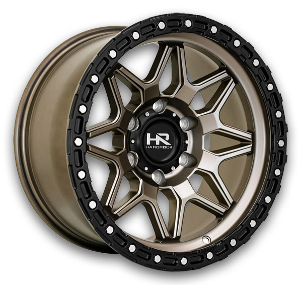 Hardrock Off-Road Wheels H105 17x9 Matte Bronze 6x135 -12mm 87.1mm