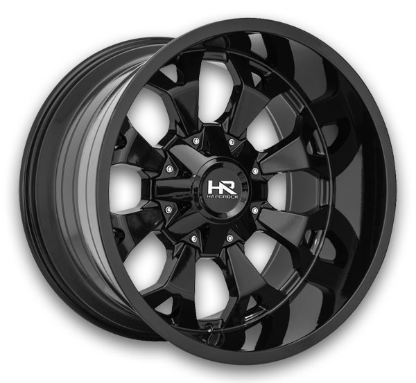 Hardrock Off-Road Wheels H711 Devastator 20x12 Gloss Black 5x150/5x139.7 -51mm 110.3mm