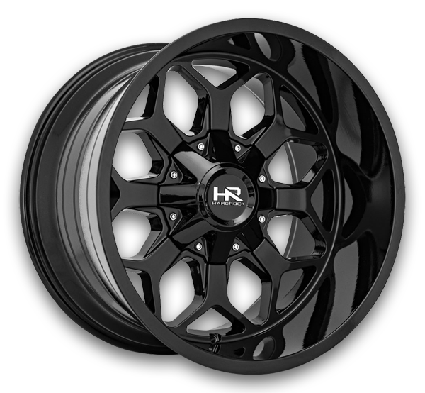 Hardrock Off-Road Wheels H712 Indestructible 20x12 Gloss Black 5x127/5x139.7 -51mm 87mm