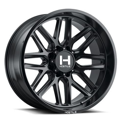 Hostile Wheels H120 Vulcan 8lug 24x14 Asphalt 8x170 -76mm 125.2mm