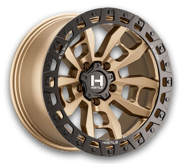 Hostile Wheels H130 Crandon 17x9 Bronze 5x127 0mm 78.1mm