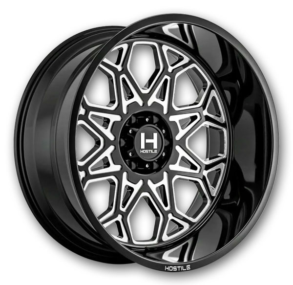 Hostile Wheels H132 Anvil 6lug 20x9 Blade Cut 6x135 +12mm