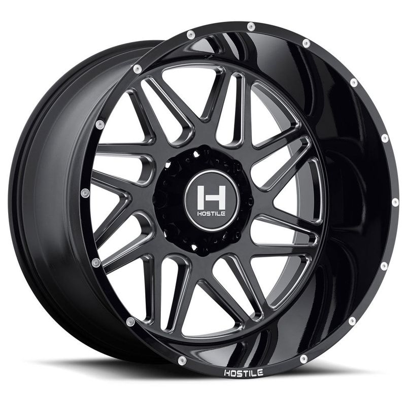 Hostile Wheels H108 Sprocket 20x9 Blade Cut 8x180 +0mm 125.2mm