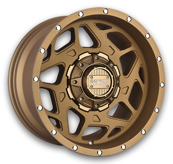 Impact Off-Road Wheels 822 17x9 Bronze 5x139.7/5x127 -12mm 87.1mm