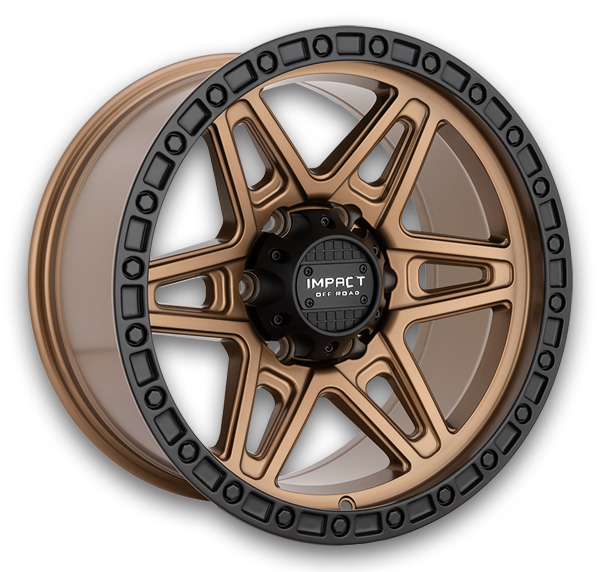 Impact Off-Road Wheels 881 17x9 Bronze/Black Beed 5x127 -12mm 78.1mm