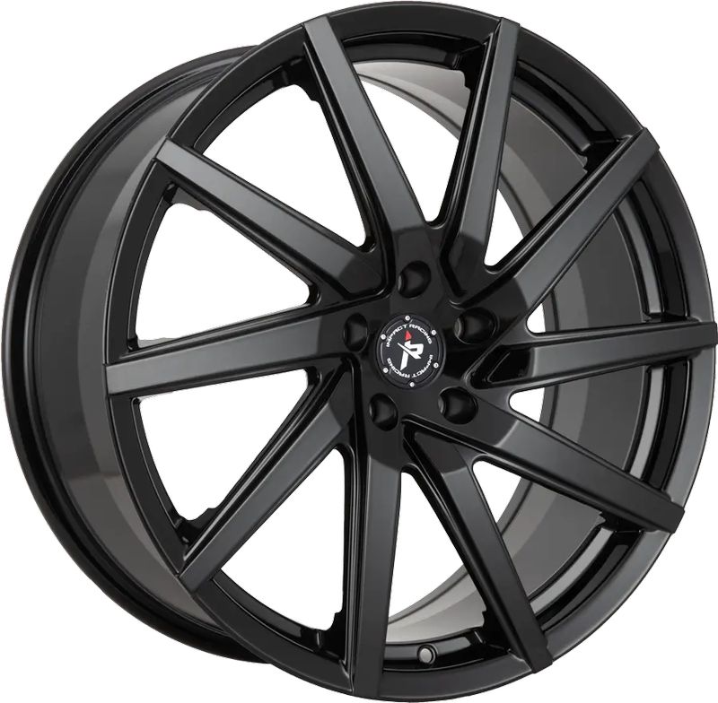 Impact Racing Wheels 601 22x9 Gloss Black 5x114.3 +38mm 73.1mm