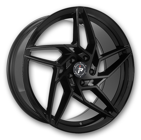 Impact Racing Wheels 605 20x8.5 Gloss Black 5x114.3 +35mm 73.1mm