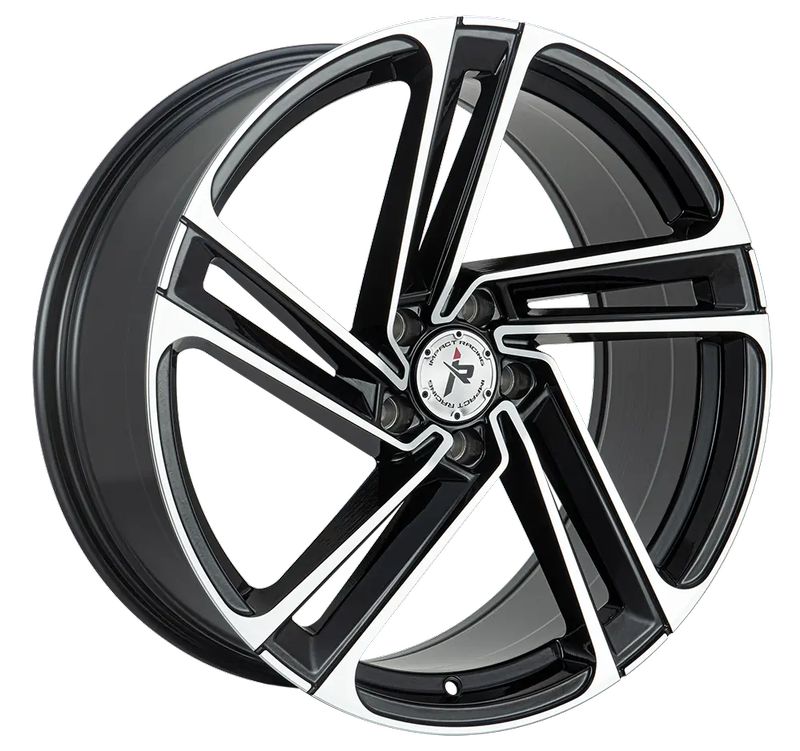 Impact Racing Wheels 610 20x8.5 Gloss Black With Machined Face 5x120 +35mm 73.1mm