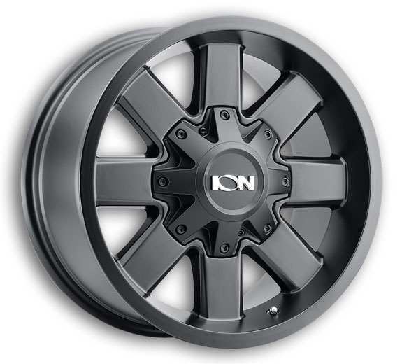 ION Wheels 141 17x9 Satin Black 6x120/6x139.7 +18mm 78.1mm