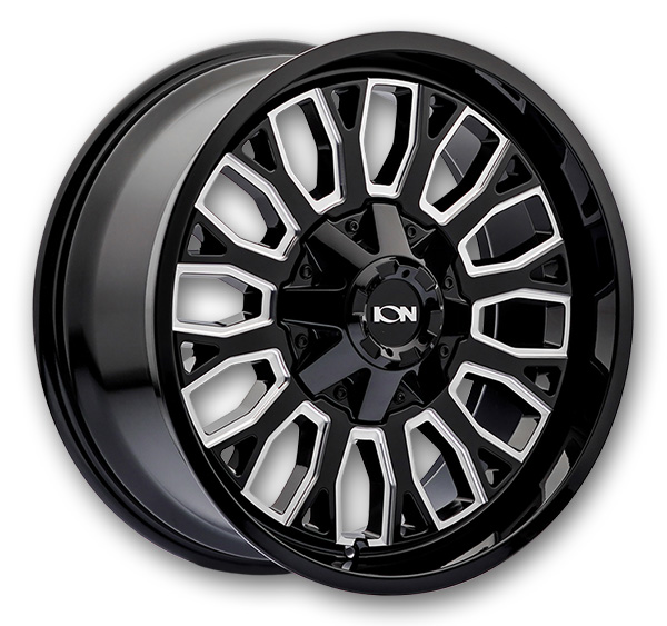 Ion Wheels 152 20x9 Black/Milled 8x170 0mm 125.2mm