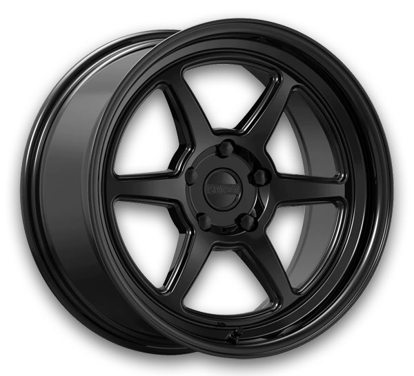 Kansei Wheel Wheels Roku 18x10.5 Gloss Black 5x108 +12mm 66.56mm