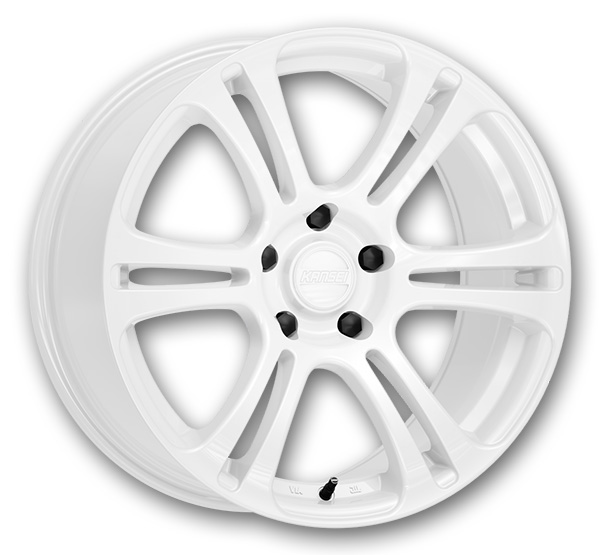 Kansei Wheel Wheels Neo 18x10.5 Gloss White 5x114.3 +22mm 73.1mm