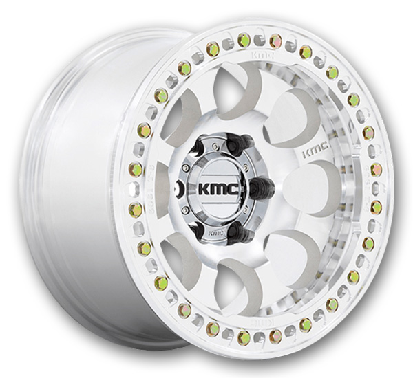 KMC Wheels Riot Beadlock    17x9 Machined 5x127 -12mm 71.5mm