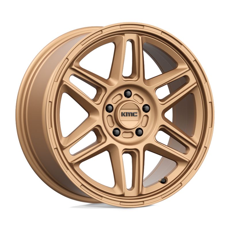 KMC Wheels Nomad 17x8 Matte Bronze 5x114.3 +38mm 72.6mm