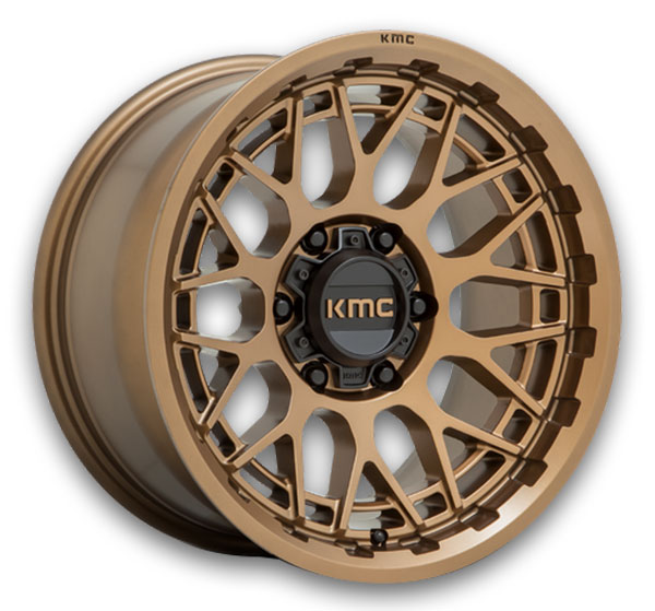 KMC Wheels Technic 18x9 Matte Bronze 6x139.7 +0mm 106.1mm