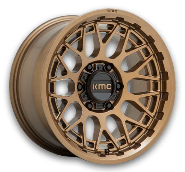 KMC Wheels Technic 18x9 Matte Bronze 6x139.7 +18mm 106.1mm