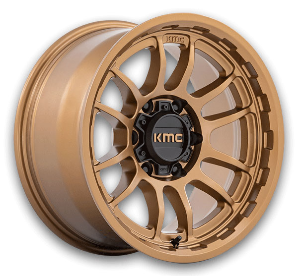 KMC Wheels Wrath 17x8.5 Matte Bronze 6x139.7 -10mm 106.1mm