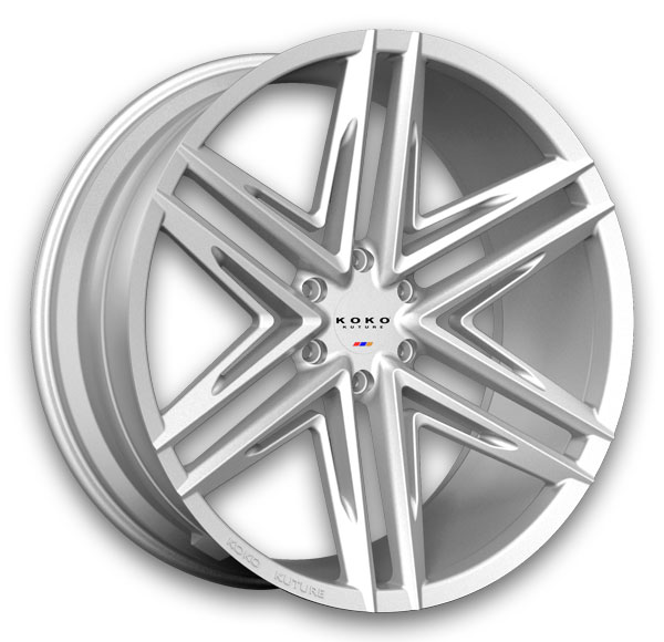 Koko Kuture Wheels Vetse 26x10 Gloss Silver 6x139.7 +15mm 78.1mm