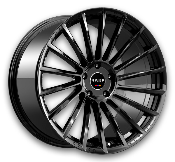 Koko Kuture Wheels Urfa 28x10 Gloss Black 6x139.7 +15mm 78.1mm