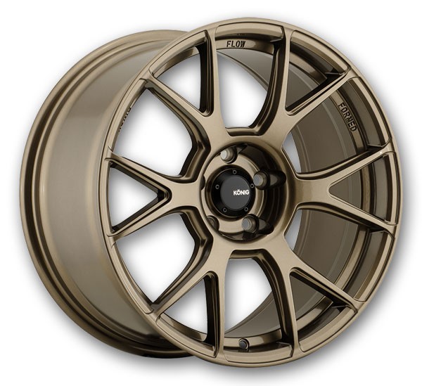 Konig Wheels Ampliform 18x8.5 Gloss Bronze 5x114.3 +45mm 73.1mm