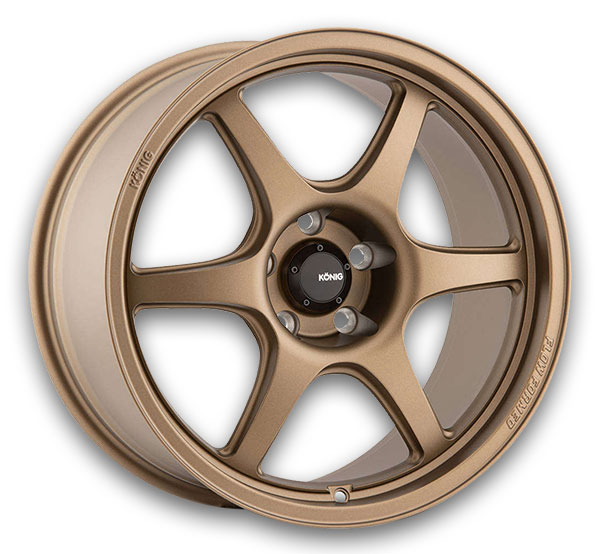 Konig Wheels Hexaform 17x9.5 Matte Bronze 5x114.3 +20mm 73.1mm