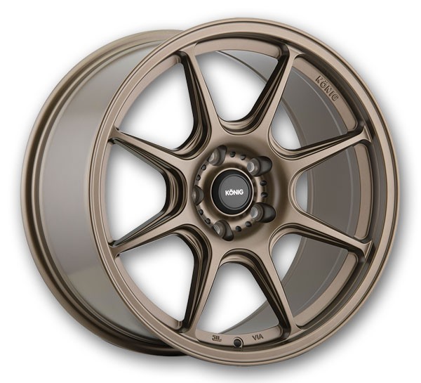 Konig Wheels Lockout 18x8.5 Matte Bronze 5x114.3 +45mm 73.1mm