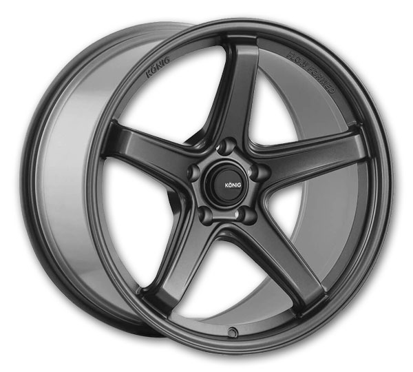 Konig Wheels Neoform 17x9 Matte Grey 5x114.3 +25mm